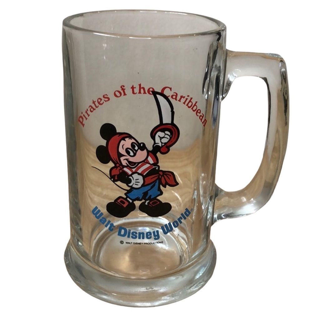 Walt Disney World Pirates of the Caribbean Mickey Mouse pirate mug